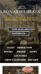 Mobile Screenshot of leonardshlain.com